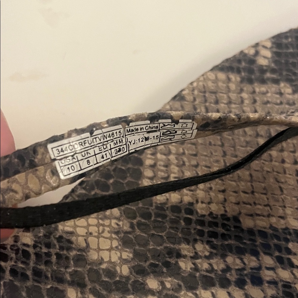 Vionic Snake Skin Pattern Flip Flops - image 3